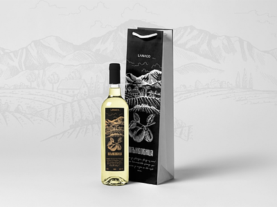 Branding for Shljivovizza packaging gold liquor branding