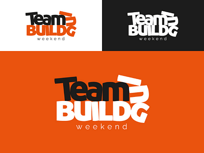 Team Buliding Weekend Logo logo team design branding