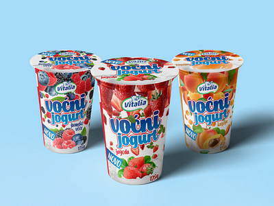 Yogurt concept for national brand "Vitalia".