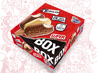 Ice cream multypack packaging branding food icecream packagedesign packaging
