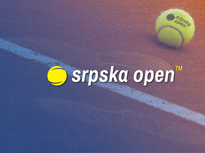 Logo concept for tennis tournament