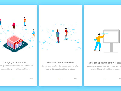 Onboarding adobe design illustration ux vector