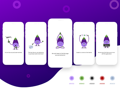 Fun Characters adobe app design illustration ui