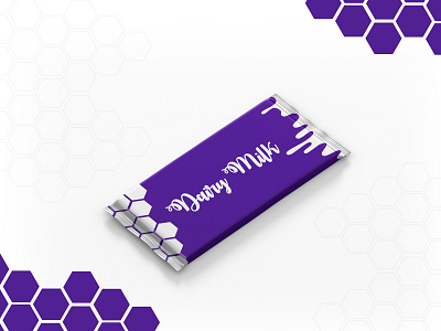 Weekly Warm-Up-Redesign the Wrapper of Dairy Milk Chocolate design illustration