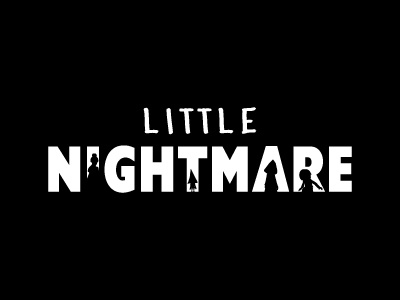 Little Nightmares Text Logo geisha gnome kid little logo nightmare runaway six text