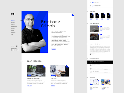 Developer Portfolio - part 1 branding developer personal portfolio web design website