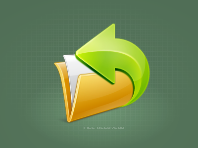 File recovery arrow file fireworks folder icon logo make makemake recovery