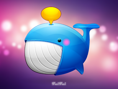 Tuitui adorable cartoon chat cute deep dolphin fish lovely makemake porpoise shy whale