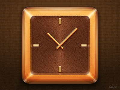 Clock clk clock clocks glass gold leather makemake pu timekeeper timepiece timer watch watches