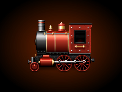 The little train engine iron horse locomotive lokomotiv makemake railroad railway road smoke steam train transport