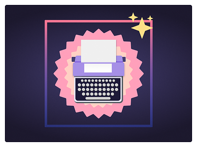 Content writing content strategy copywriting illustration typewriter ux