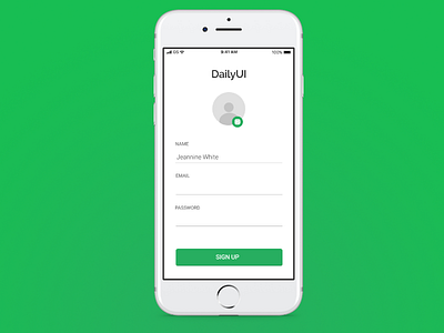 Daily UI #001 - Sign Up