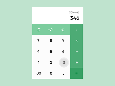 Daily UI #004 - Calculator calculator dailyui ui ux
