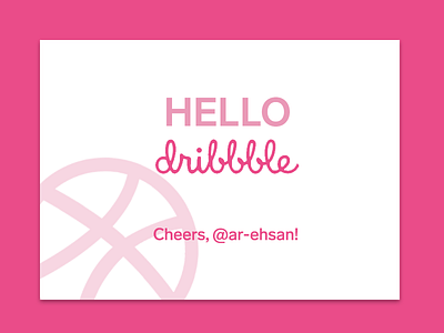Hello dribbble! debut interaction design invite thanks ui ux