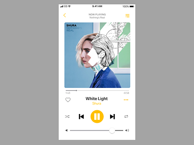 Daily UI #009 - Music Player android app dailyui ios ixd musicplayer ui ux