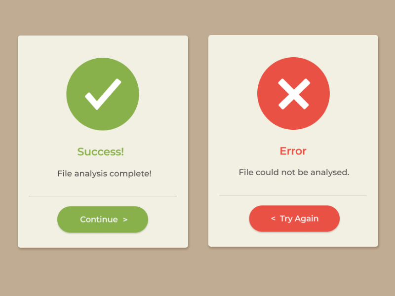 Daily UI #011 - Flash Messages modal visual ux product ixd ui flash messages app dailyui