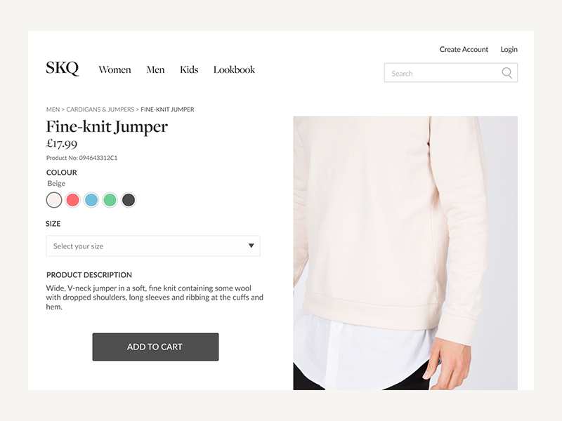 Daily UI #012 - Product branding visual ux webdesign web ui ixd ecommerce product page product dailyui