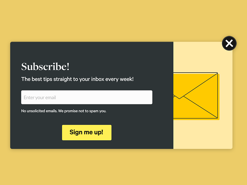 Daily UI #016 - Pop-up/Overlay illustration visual ux type ui flat overlay modal popup clean web dailyui
