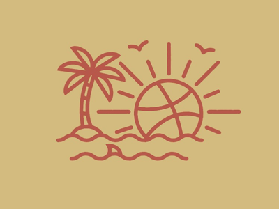 Dribbble design dribbble fun graphic design illustration shot sun