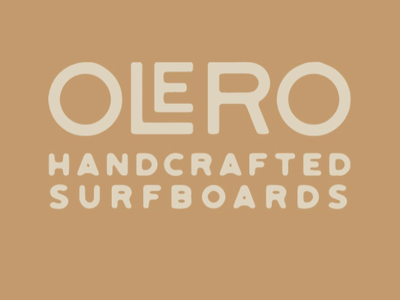 Olero surfboards design identity illustration logo type typography