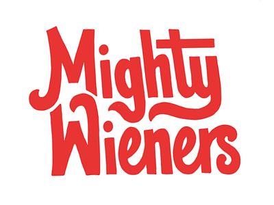Might Wieners art artist branding design drawing graphic design identity illustration illustrator logo type typography