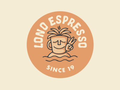 LONO ESPRESSO branding coffee coffee business designer drawing fun graphic design illustration illustrator logo type typography