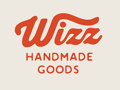 Wizz Handmade Goods Logo Wordmark branding design designer graphic design icon identity logo type typography vector