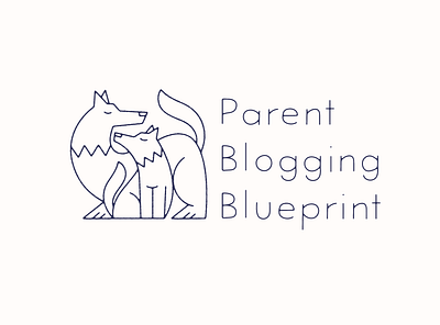 Parent Blogging Blueprint artist branding design designer drawing identity illustration illustrator logo vector