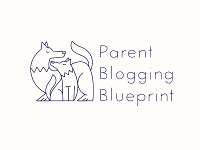 Parent Blogging Blueprint artist branding design designer drawing identity illustration illustrator logo vector