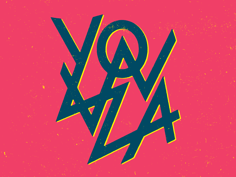 YOWZA art illustration josh lafayette lettering metal typography yowza