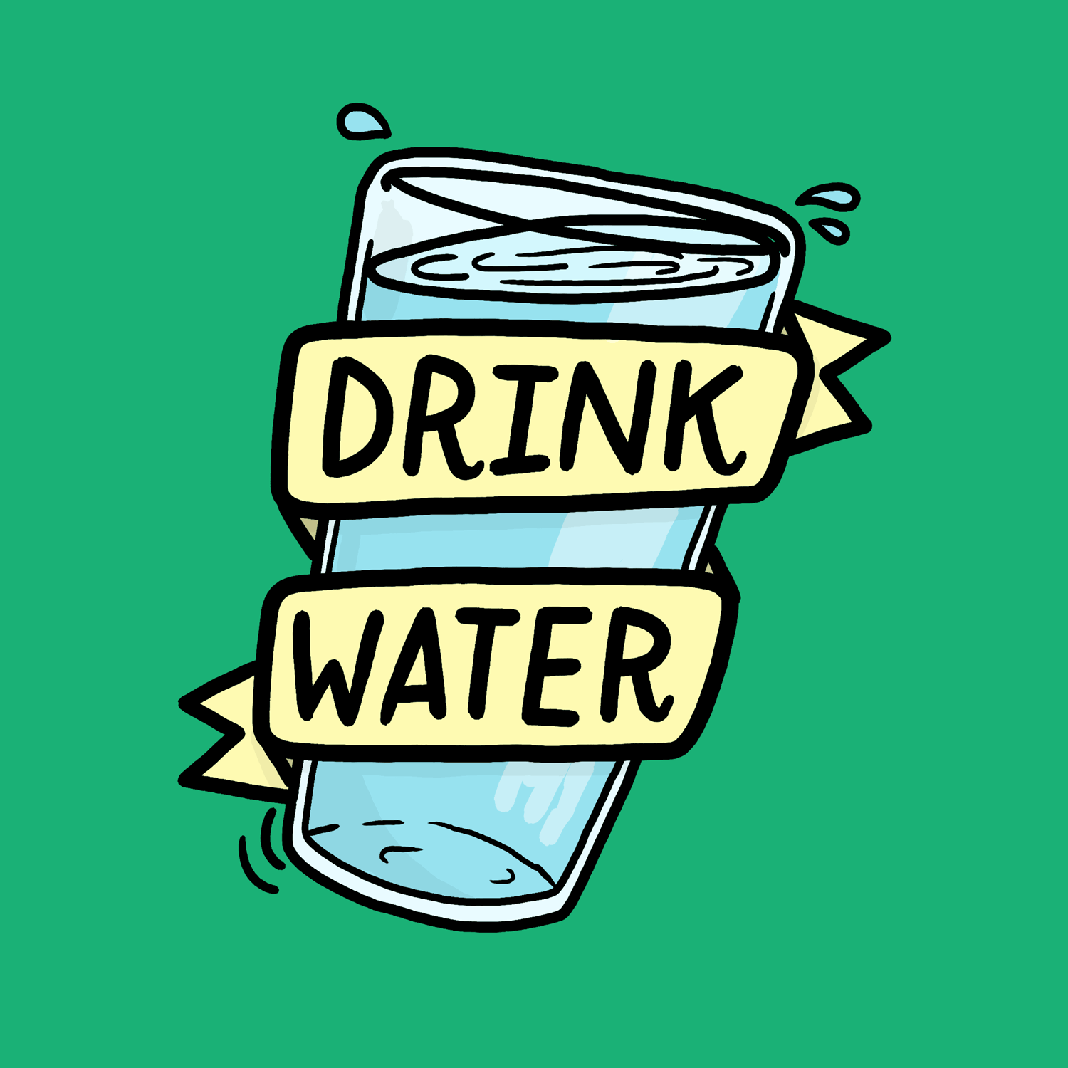 Dribbble - 851-DrinkWater.gif by Josh LaFayette