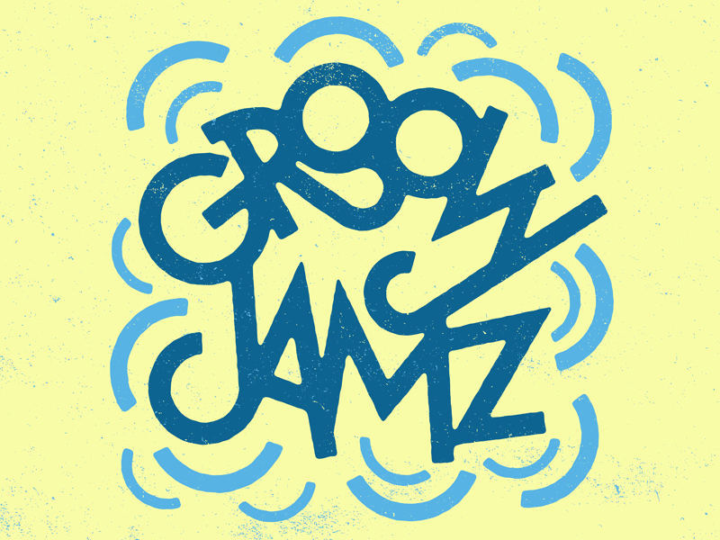 Groovy Jamz art groovy groovy jamz illustration jams josh lafayette lettering lol typography
