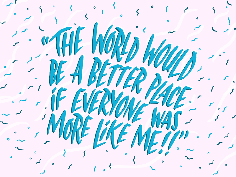 More Like Me art illustration josh lafayette lettering lol more like me typography