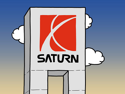 Saturn art graphic design illustration jlfirstloves logo lol saturn typography