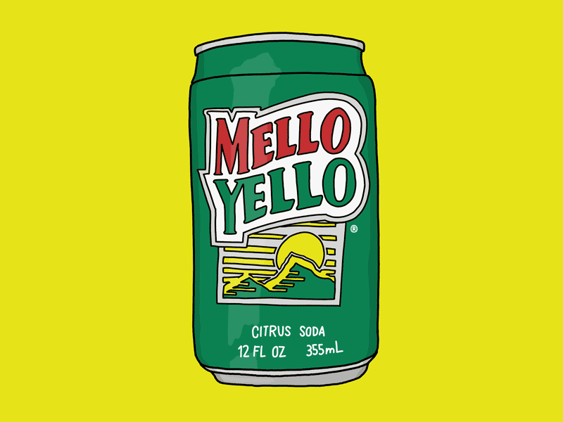 Mello Yello art illustration jlfirstloves josh lafayette lettering lol mello yello typography vintage