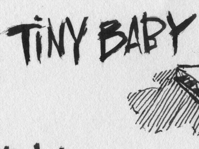 Tiny Baby baby brush tiny type