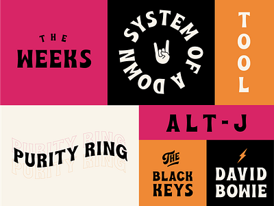 Decade of Music branding design illustration illustrator lettering type typography ui vector