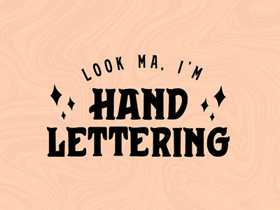 Look Ma, I’m Hand Lettering