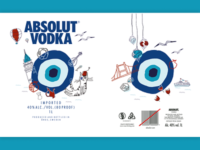 Absolut Istanbul Contest Bottle Packaging