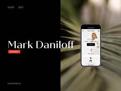 Mark Daniloff branding clothing design fashion logo ui ux web