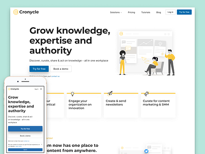 Cronycle website redesign app design figma flat product design ui ux web design webdesign website