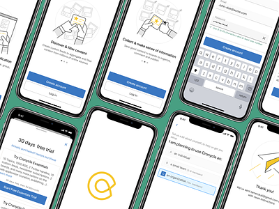 Cronycle app onboarding