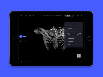 3Dicom - Medical Image Viewer app design product design ui ux
