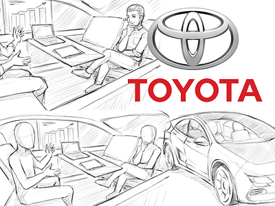 Toyota research illustrations