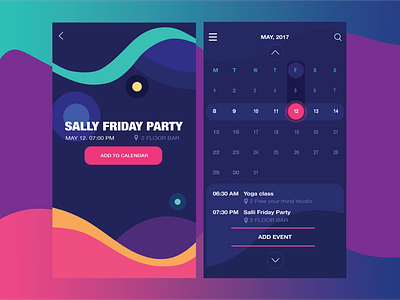 CALENDAR APP SCREEN SMPL