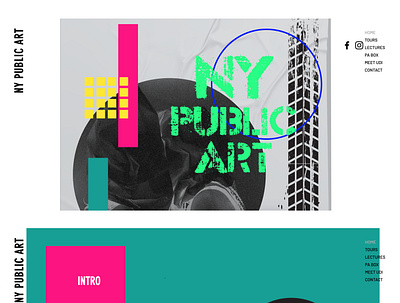 NYPA art graphicdesign ui webdesign