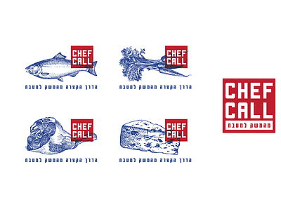 CHEFCALL art branding graphicdesign icon logo typography