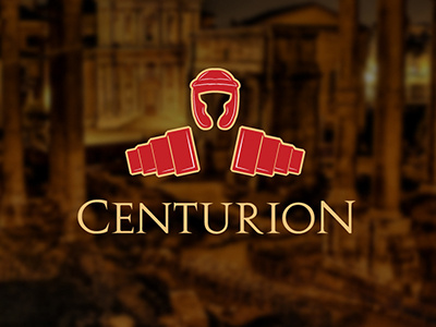 Centurion graphic design logo logo design roman soldier