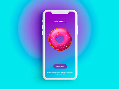 Donuts App app donut icons infographic interface ios iphone mobile shop ui ux