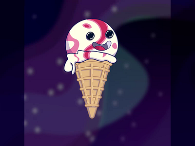 Ice Cream Float | Motion Graphic and Illustration animation animation 2d art character design colorful design design illustration illustrator motion graphics vector
